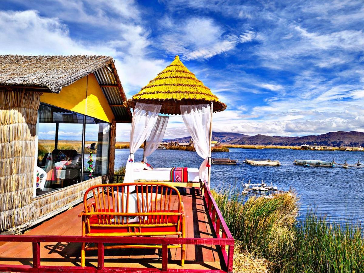 Uros Qhantany Lodge Puno Exterior foto